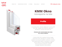 Tablet Screenshot of kmmokno.pl